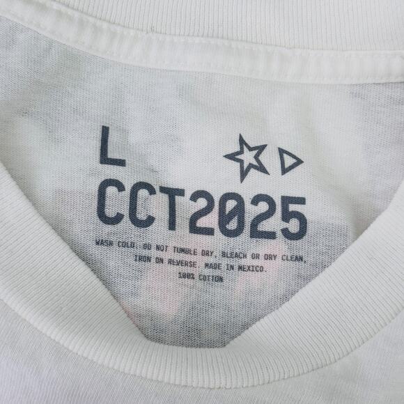 Beyonce Cowboy Carter Tour Shirt Large CCT 2025 Merch City Crewneck Tee Tshirt - Picture 3 of 9